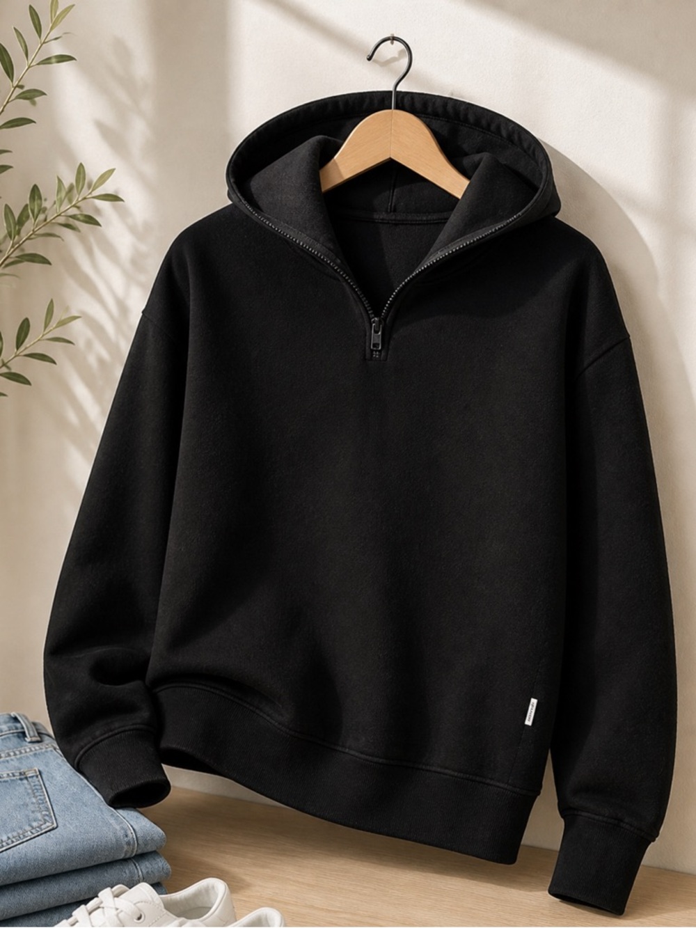 Marika Black Hoodie Women’s Small Athleisure Sweatshirt Pullover  Activewear